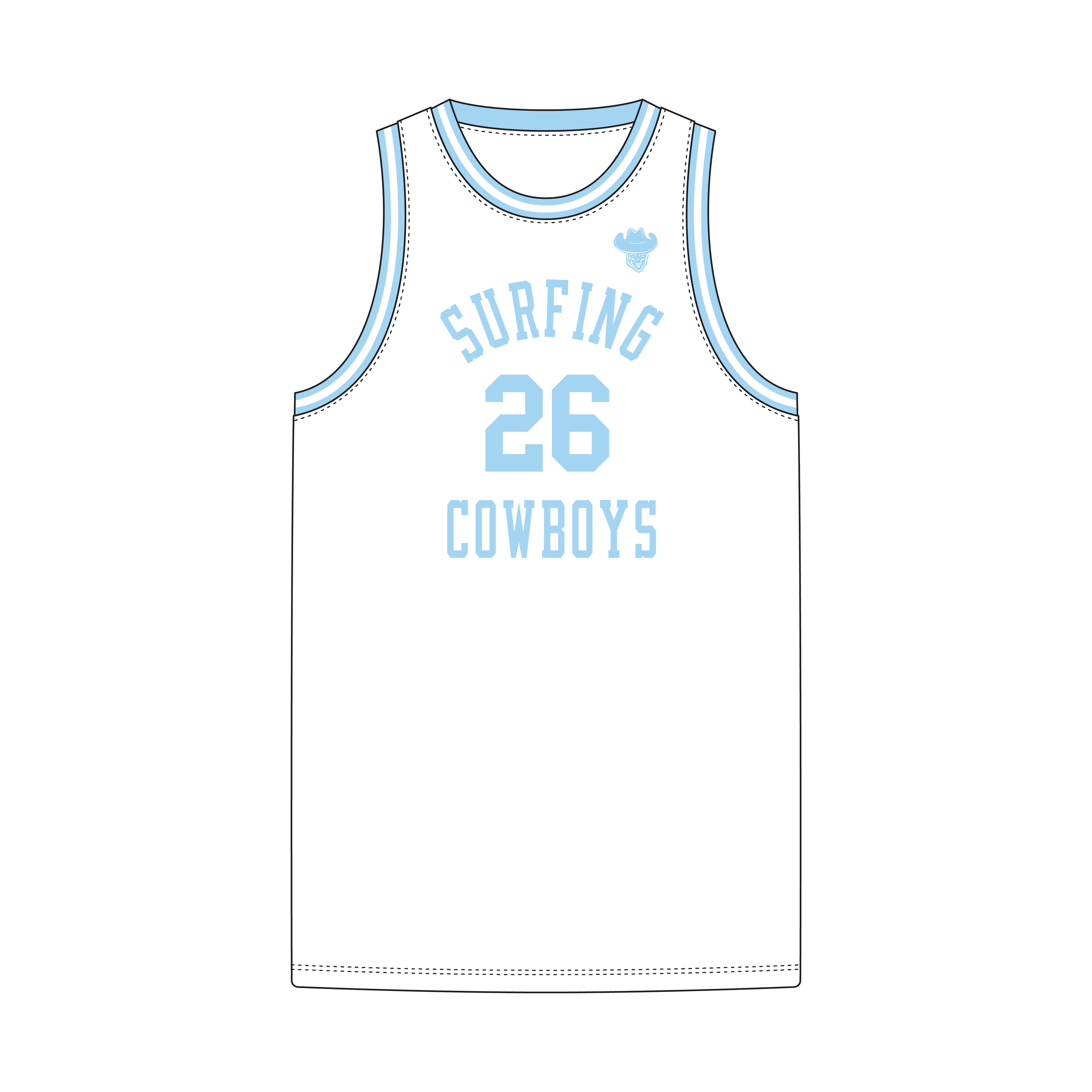 Surfing Cowboys Jersey