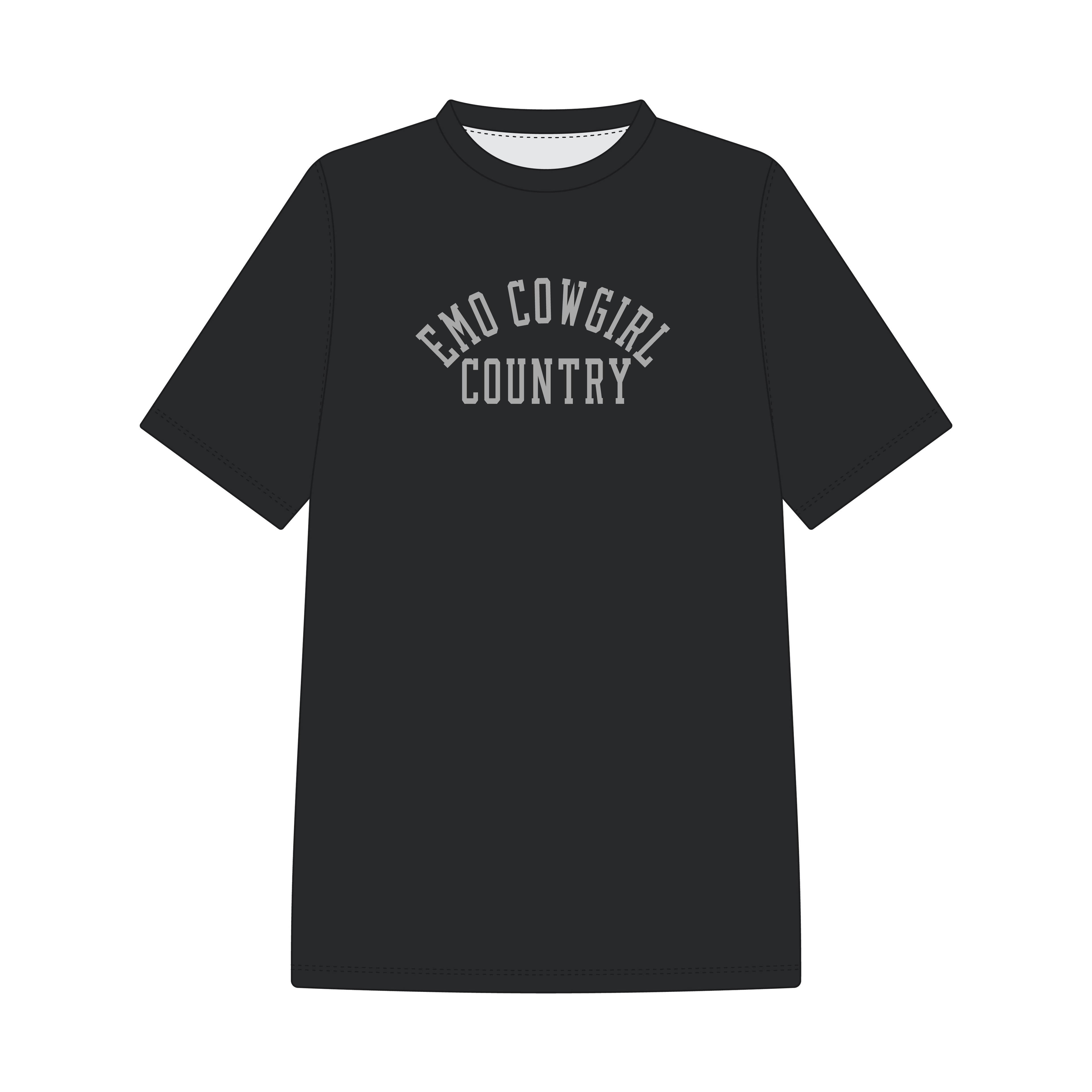 Emo Cowgirl Country T-Shirt